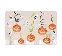 Amscan International - 670460 calabazas y fantasmas diseño de espirales para colgar decoraciones