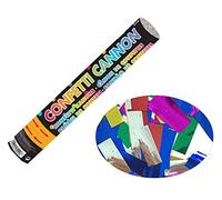 Amscan International - 9902989 confetti-party popper30 cm cañón - Multi Color aluminio