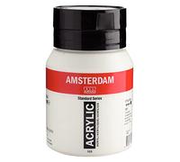 Royal Talens Amsterdam – Pintura acrílica Serie Estándar 500 ml Blanco Titanio 105 (17721052)