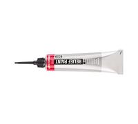Amsterdam Relief Paint - Tubo plateado de 800-20 ml, opaco y resistente a la luz, efecto 3D e inodoro, a base de agua y permanente, para varias superficies