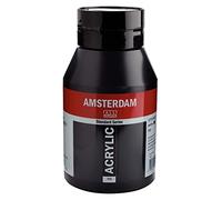 Amsterdam Serie Estándar Tarro Acrílico 1000ml Negro bujía 702 (17717022)