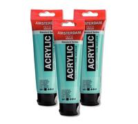 Amsterdam Serie Estándar Tubo acrílico 120 ml Verde turquesa 661 (17096612)