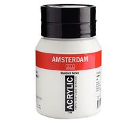 Royal Talens Amsterdam - Colores acrílicos Standard Series - Bote 500 ml Blanco de Cinc 104