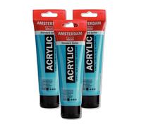 Amsterdam Standard Series Colores Acrílicos Tubo 120 ml Azul Turquesa 522 (17095222)