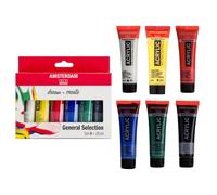 Royal Talens Amsterdam Set de pintura acrílica 17820406 para novatos - 6 x 20 ml