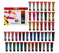 Amsterdam Set de pintura acrílica Standard Series – Set de prueba 48x20ml, selección colores básicos