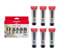 Amsterdam Set de pintura acrílica Standard Perla 6 colores nacarados brillantes (6 x 20 ml)