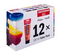 Amsterdam Talens Acryl Standard Series - Pintura acrílica (12 x 120 ml)