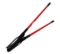 Amtech - Excavadora de agujeros para colocar vallas y postes de señalización, plantar flores y más, bricolaje de jardín y exterior, resistente a la corrosión y a los químicos, fácil de usar (140 cm)