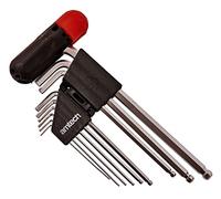 Amtech I9036 - Bola Extra Largo Fin Llaves Hexagonales (9 Piezas)
