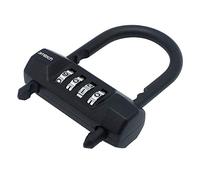 Amtech T1885 - Candado de combinación ajustable de 4 dígitos (30-65 mm), color negro