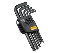 AMTOVL Juego de Llaves Hexagonales,9PCS llaves Allen 1.5/2/2.5/3/4/5/6/8/10 mm,Brazo Largo para Mantenimiento de Coche,Moto