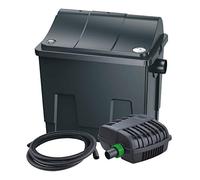 Amtra Pond Biofilter Set 6000 - Kit De Filtro, Bomba De Estanque 2500 L/H Y Lámpara Esterilizadora Uvc Con Manguera De Limpieza Incluida