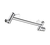 AMUSLESUR Brazo de Ducha Ajustable de Acero Inoxidable Extensión del Brazo de Ducha para Baño Plata Estructura Simple Superficie Pulida Ligero