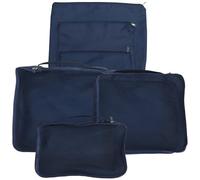 AMUSLESUR Juego de 6 Cajas de Almacenamiento para Ropa Ventana, Organizador Unisex de Tela Oxford Resistente, sin Logo, Adecuado para Armario y Equipaje, Bolsa Portátil para Guardar Camisas