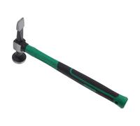 AMUSLESUR Martillo de Carrocero de Acero al Carbono Cabeza Plana y Mango de Plástico para Reparación de Carrocerías, Herramienta Segura y Ergonómica para Profesionales