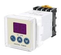 AN-5PM temporizador de retardo del horno relé de pantalla Digital 12VDC 220VAC controlador de tiempo Rango ajustable con alarma(DC12V)