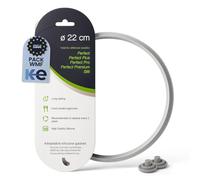 Anakel Home Pack de Junta de Olla de Ø22 cm y Set de 2 Juntas Indicadoras de Presión Compatible con Olla Express WMF Perfect Plus | Recambio Adaptable, Silicona