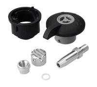 Anakel Home Pack Recambio de Válvula Reguladora de Presión y Cazoleta Referencia 999188 | Compatible para Ollas Express Monix IRapid 4L y 6L | Color Negro