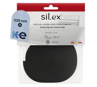 Anakel Home Repuesto de Junta Adhesiva Aislante para Vitrocerámica y Placa de Cocina, Cinta Selladora Impermeable | Repuesto Universal, Espuma, Adhesivo Resistente, 4 mm de Grosor