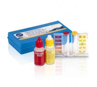 Analizador de Cloro y PH Gre, fácil Medidor 2 en 1 con gotas de colores en estuche para un correcto mantenimiento de la piscina