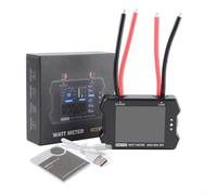 Analizador de energía eléctrica WM150 150A Probador de pantalla LCD para voltaje, corriente y alimentación con actualización de firmware USB (A)