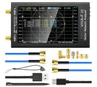 Analizador de espectro, Analizador de red vectorial VNA-F V2 50 KHz a 3 GHz, analizador antena HF, VHF y UHF con batería 5000 mAh que mide parámetros S
