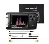 Analizador de espectro portátil IPS LCD SA5 de 4 pulgadas, analizador de frecuencia avanzado multifunción de 100 K-5.3 GHz, con fuente de energía de larga duración (A)