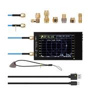 Analizador de espectro, V2 Vector Network Analyzer Digital Nano VNA Selector MF HF VHF UHF USB Analizador de antena lógica Parámetros S, relación de onda estacionaria de voltaje (4,2 pulgadas V2)