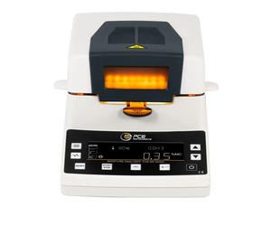 Analizador de humedad con un rango hasta 200 g / capacidad de lectura de 1 mg / 0,001 g / cámara de secado para determinar la humedad / interfaz RS-232 / memoria interna para 15 programas de secada /