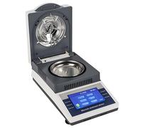 Analizador de humedad de 50 g/0,005 g, probador de laboratorio de alta precisión con pantalla táctil digital, 2 modos de secado para alimentos en polvo, té de hierbas