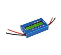 Analizador de potencia DC 0-100 A 4-60 V con pantalla LCD, vatímetro preciso para módulos fotovoltaicos solares y paquetes de baterías, medidor de corriente portátil, 84 x 50 mm