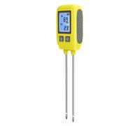 Analizador de suelo 4 en 1: N/P/K y temperatura, con sonda de acero inoxidable