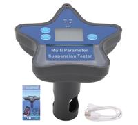 Analizador digital de agua para piscinas y acuicultura, con 9 parámetros, y aplicación Bluetooth