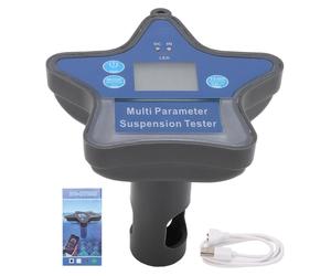 Analizador digital de agua para piscinas y acuicultura, con 9 parámetros, y aplicación Bluetooth