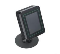 Analizador digital de calidad del aire 5 en 1 para HCHO TVOC Temperatura Humedad con alarma visual y largo tiempo de espera (negro)