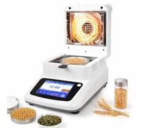 Analizador Digital De Humedad (50 G, 0,1%) Y Balanza Para Granos | Sistemi De Calentamiento Halógeno Anular, Resolución De 0,01 G, Modos De Secado Múltiples Para Pruebas De Granos Y Piensos