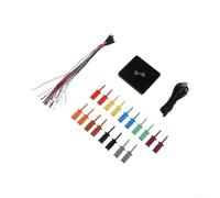 Analizador lógico portátil 16 canales 100MHz interfaz USB para análisis de señal y decodificación de protocolos en laboratorios de ingeniería Diseño compacto