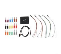 Analizador lógico USB de 16 canales 400MHz para PC Win para Mac para Linux | Modo de flujo de carcasa ABS 16G Profundidad | Herramienta de depuración de pruebas de ingeniería