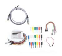 Analizador lógico USB Klanata LA1010, 16 canales Analizador de lógica digital de 100MHz con salida PWM de umbral ajustable, para XP/7/8/10