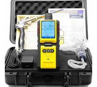 Analizador Profesional de Gases de Combustión | HVAC, combustión y gases de escape | CO, O2, COAF y EA | Filtros y sonda | EU Certificado de Calibración