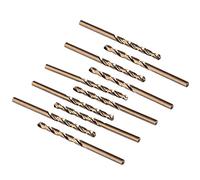 Anawakia M35 HSS Cobalt HSS-Co - Broca helicoidal (10 unidades, acero inoxidable, diámetro 0,8 mm)