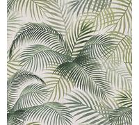 ANBILILA Papel Pintado Autoadhesivo, Estilo Vintage de Madera Pelar y Pegar Papel de Contacto, 44x500CM Hojas de Palma Selva Tropical Papel Tapiz Removible Decorativo para Pared