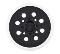 ANBOO Disco de lijado de 125 mm con velcro para Bosch, placa abrasiva de 125 mm con velcro, accesorio para lijadora orbital PEX 300/400 AE/4000 AE/AdvancedOrbit 18 (blanco)