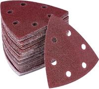 ANBOWEI Lijas para Lijadora Detalle, 60 Hojas de Lija Mouse Triangular