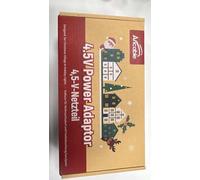 Ancable Fuente de alimentación de 4,5 V para Lemax Weihnachtsdorf | Adaptador de alimentación 6 en 1 compatible con luces navideñas, ideal para la iluminación de varias casas de pueblo navideño