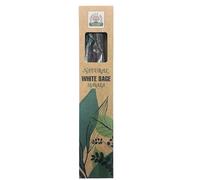 Ancient Wisdom Incienso Botánico Natural Masala - Incienso Tradicional India Namaste - 1 cajetilla de 30 Gramos (Salvia Blanca)