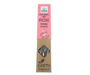 Ancient Wisdom Incienso de Fumigación Inspirado en la Tierra - Sahumerio - Incienso Tradicional India Orgánico - Namaste India (Rosa & Palo Santo)