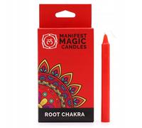 Ancient Wisdom Velas Mágicas Manifest (pack de 12) - Rojas - Chakra Raíz