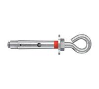 Fischer Tacos de anclaje metálico de expansión FSL M8x60 – Hormigón/Pared, Bolsa 4 uds